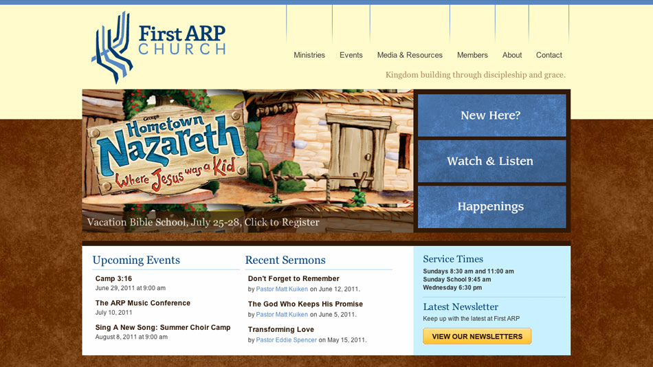First ARP Website